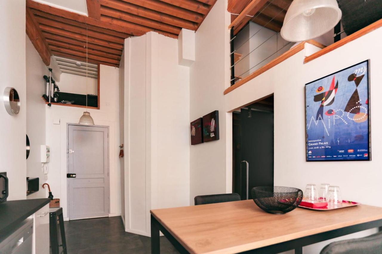 شقة Guestready - Charmant Loft Croix-Paquet Pour 2 ليون المظهر الخارجي الصورة