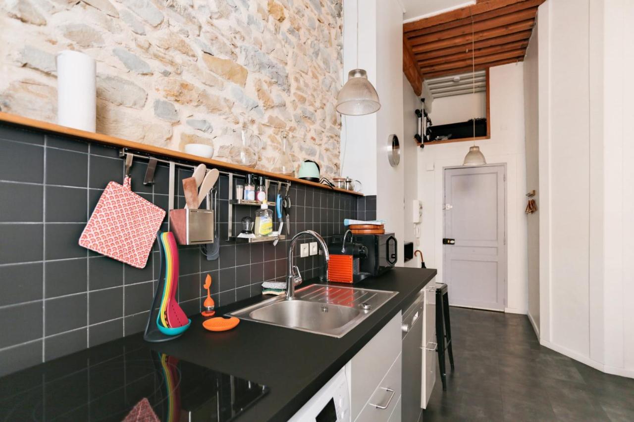 شقة Guestready - Charmant Loft Croix-Paquet Pour 2 ليون المظهر الخارجي الصورة